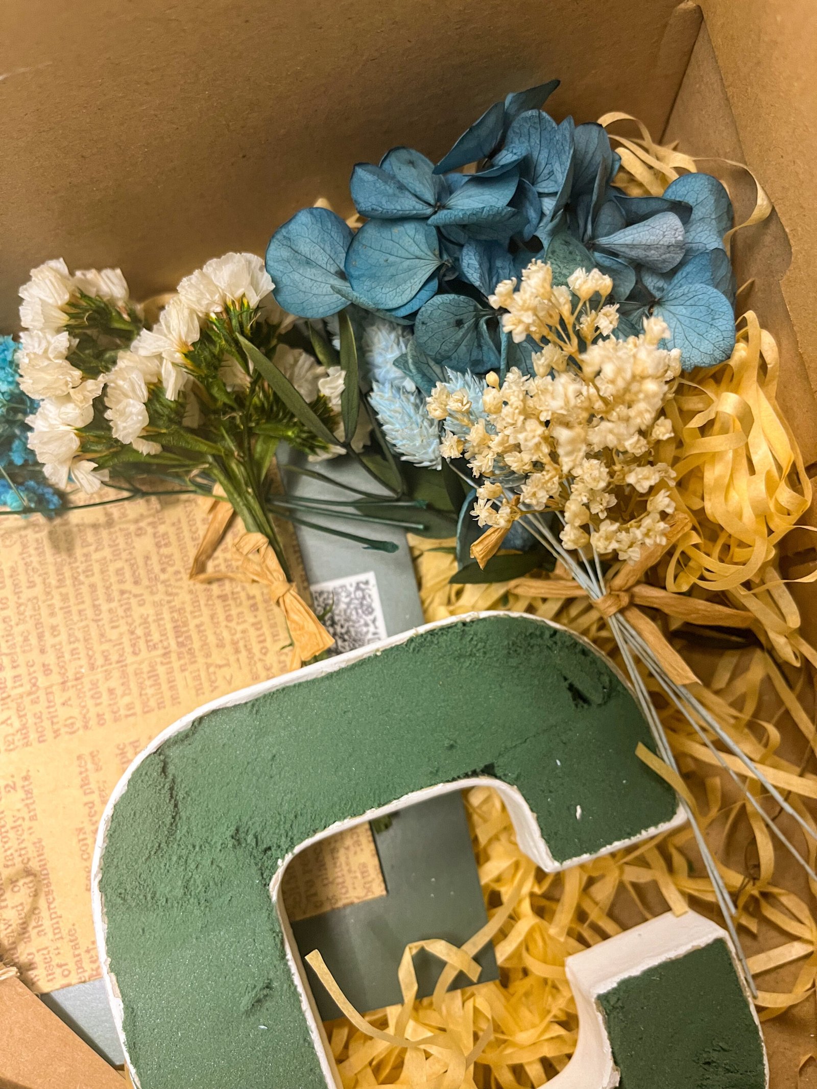 Kit Florterapia: Letra Pequeña con Flores - Imagen 2